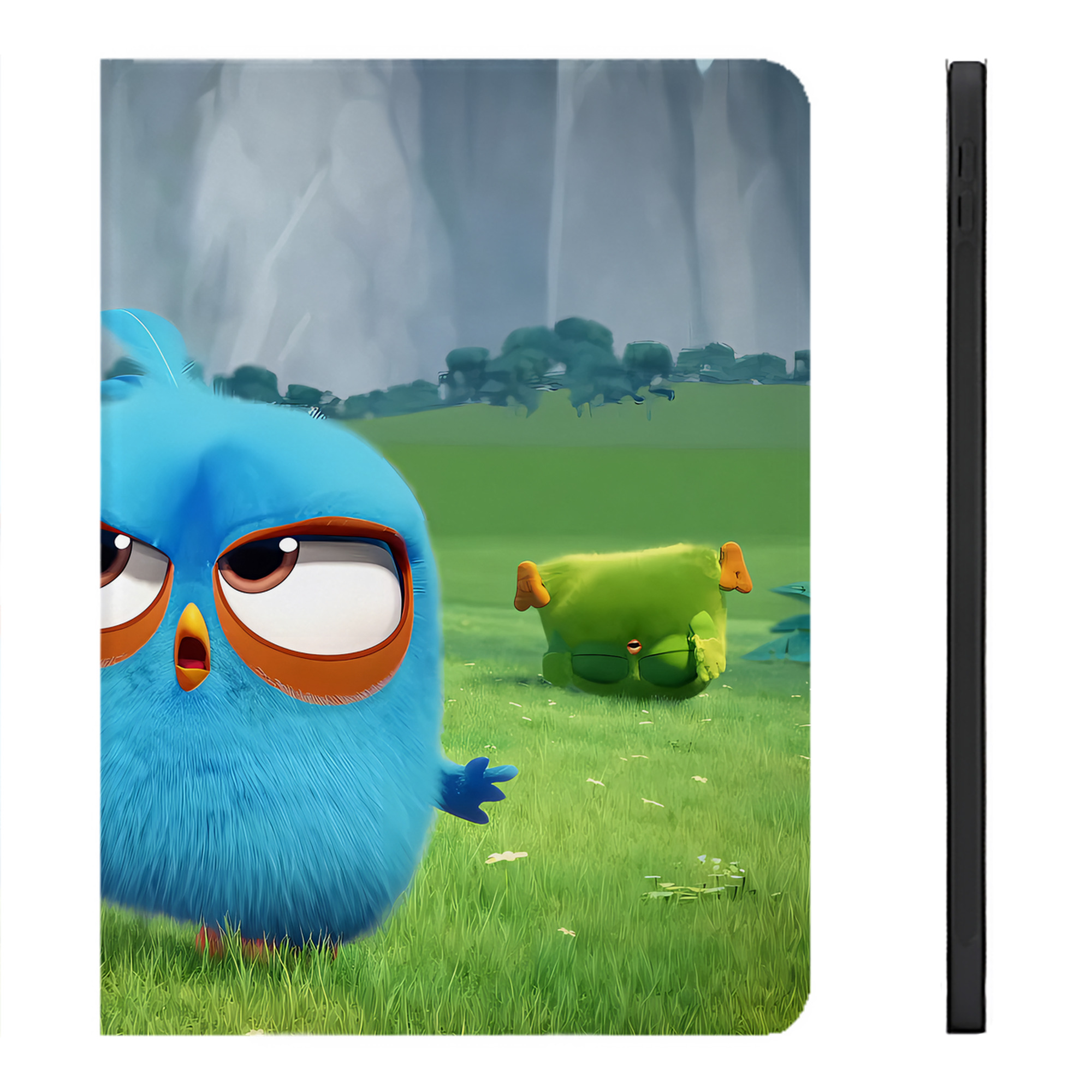 （画像用） Angry Birds アングリーバード IPadケース ペンホルダー付き ブックスタイルデザイン